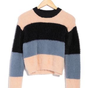 COTTON EMPORIUM FUZZY SWEATER SZ XS